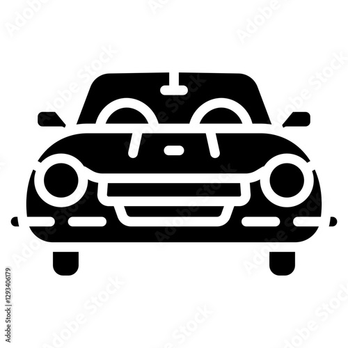 Cabriolet Vector Icon