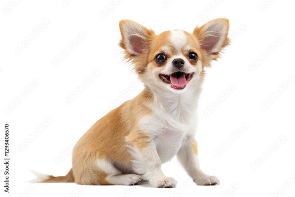 chihuahua puppy isolated on transparent background cutout chihuahua puppy isolated on transparent background cutout