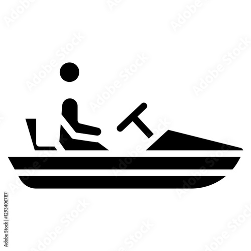 Pedal Boat Vector Icon