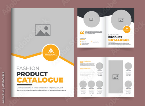 Creative product catalog brochure or fashion and multipurpose portfolio, catalogue template, furniture product catalog brochure. Modern product catalog design and catalogue design