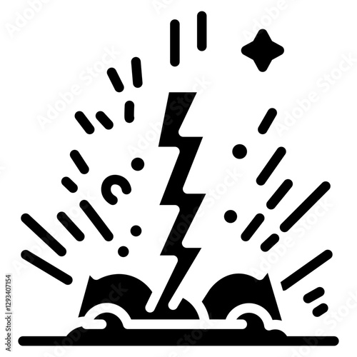 Aftershock Vector Icon
