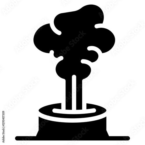 Fumarole Vector Icon