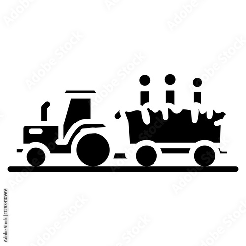 Hayride Vector Icon