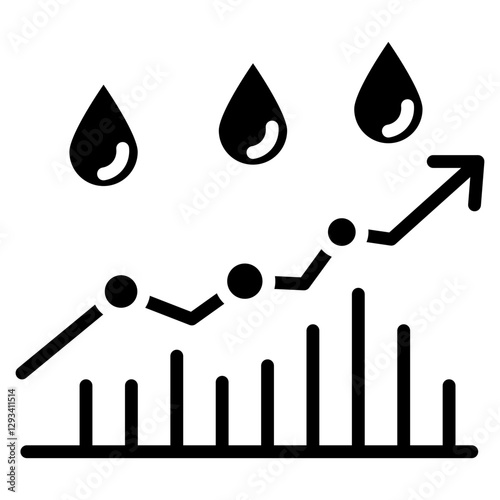 Humidity Rising Vector Icon