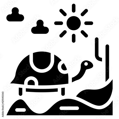 Desert Tortoise Vector Icon