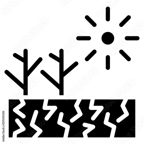 Drought Sign Vector Icon