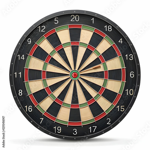 a dartboard isolated on a white background vector