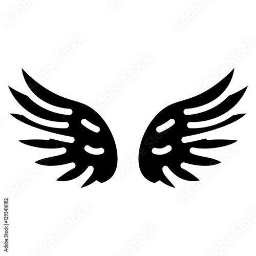 Fairy Wings Vector Icon