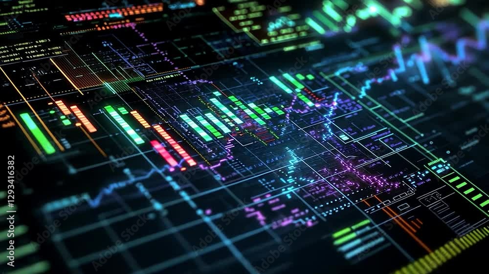 Digital Stock Market Data Display Digital Stock Market Data Display