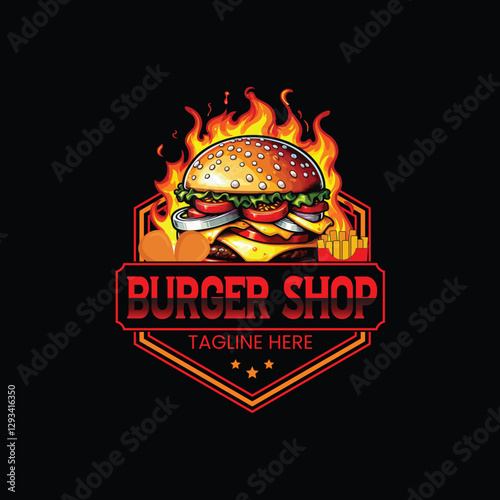 Burger Shop Logo