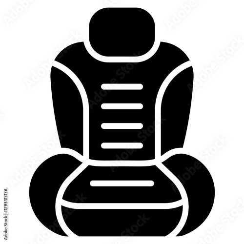 Car Seat Vector Icon