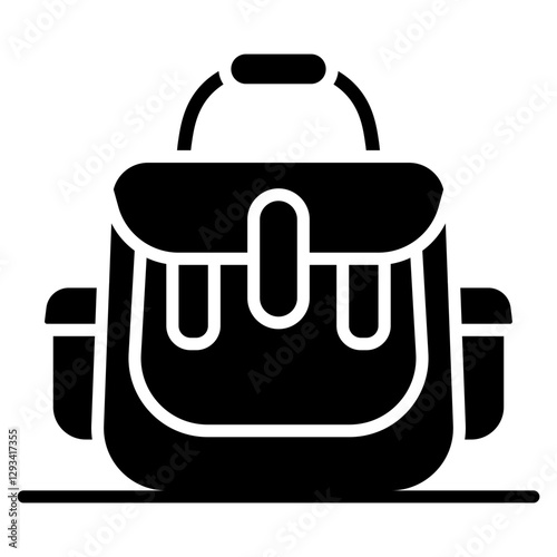 Diaper Bag Vector Icon