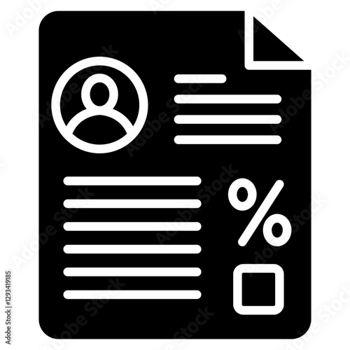 Transactional Data Vector Icon