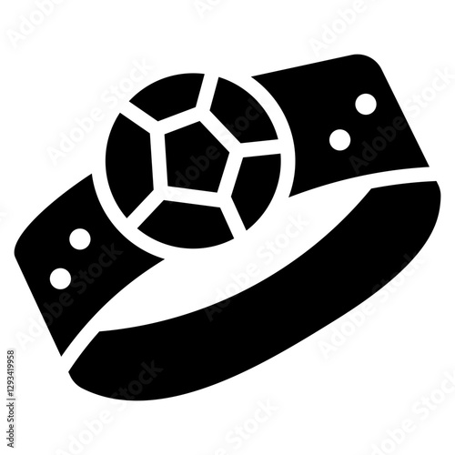 Soccer Captains Armband Vector Icon
