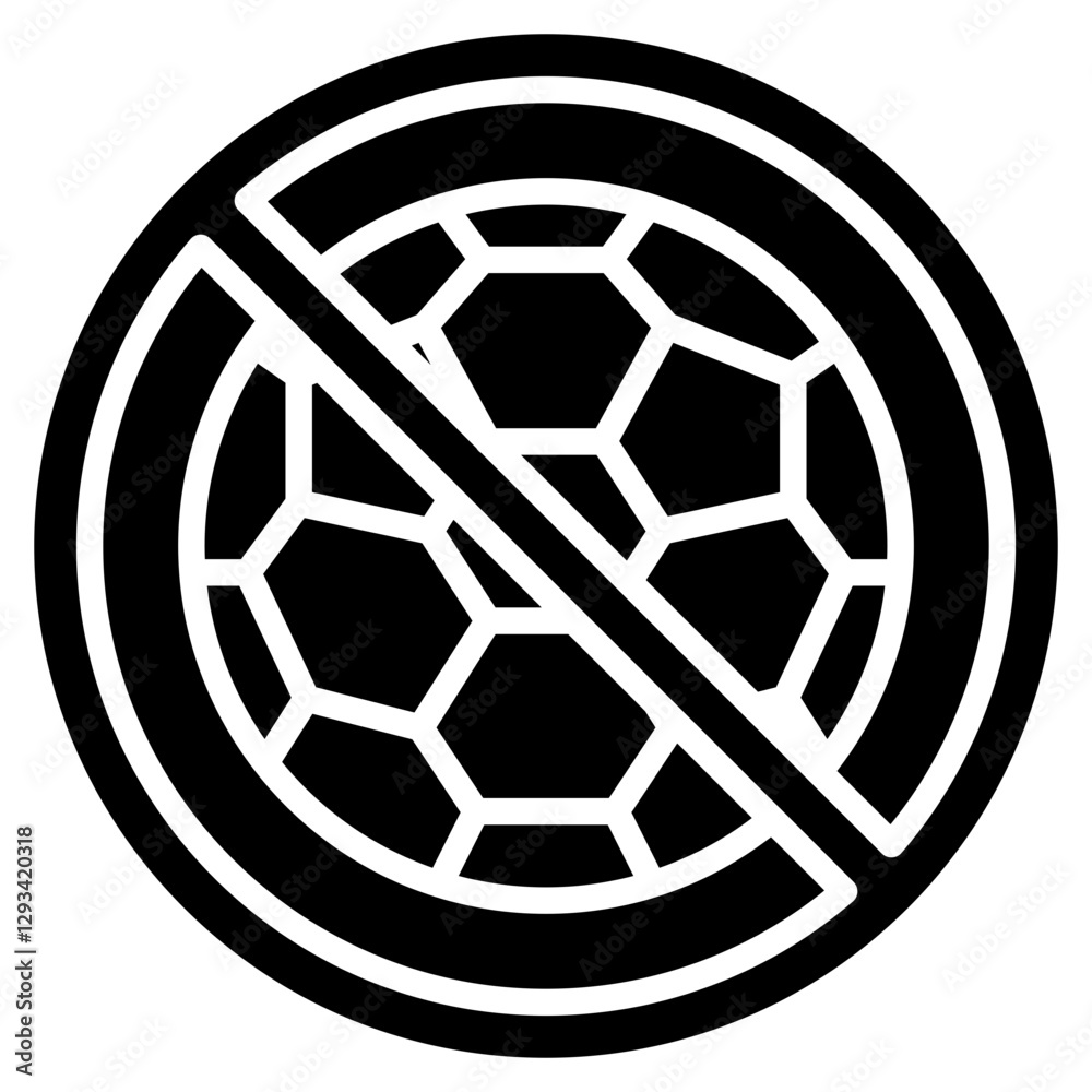 Obraz premium Soccer Hooliganism Vector Icon
