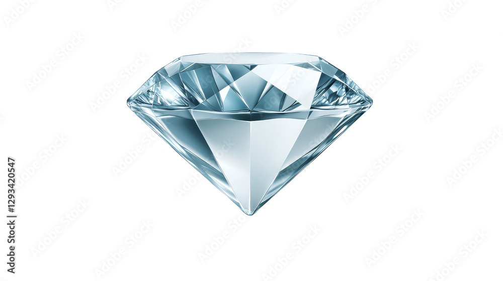 Closeup of sparkling diamond gem on textured plaid cloth, a study in luxury and design