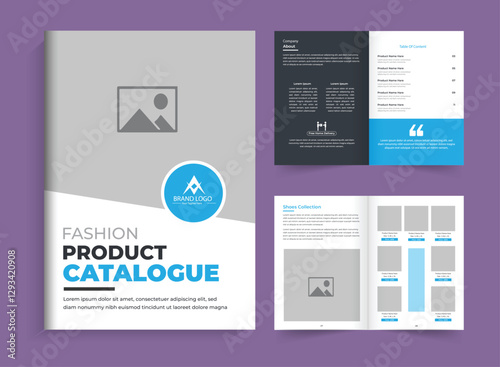 Creative product catalog brochure or fashion and multipurpose portfolio, catalogue template, furniture product catalog brochure. Modern product catalog design and catalogue design