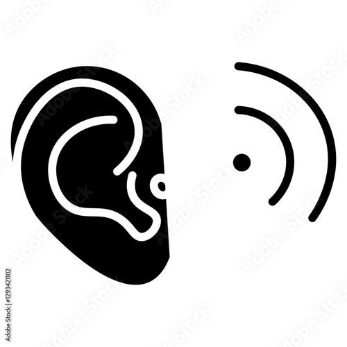 Hearing Test Vector Icon