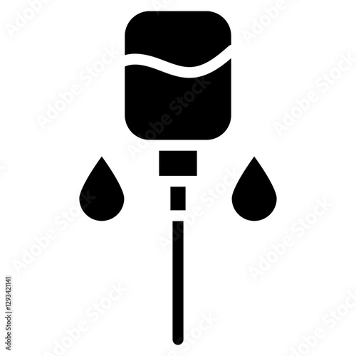IV Drip Vector Icon