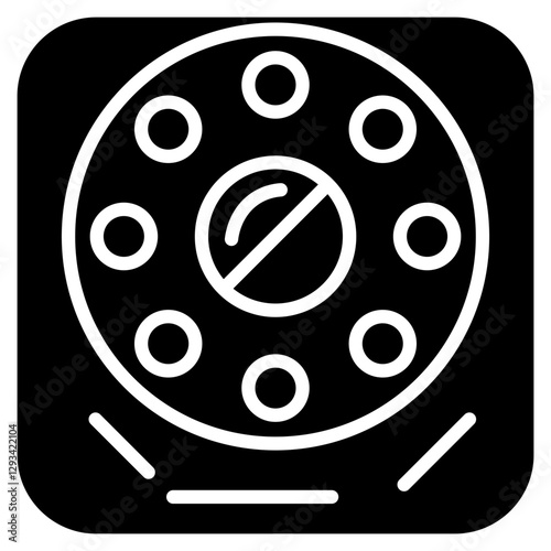 Contraceptive Pill Vector Icon