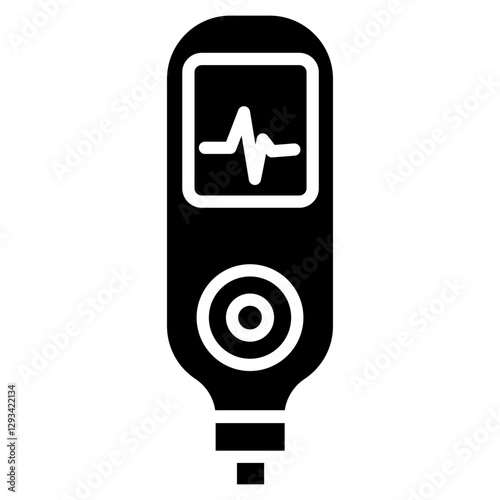 Diabetes Test Kit Vector Icon