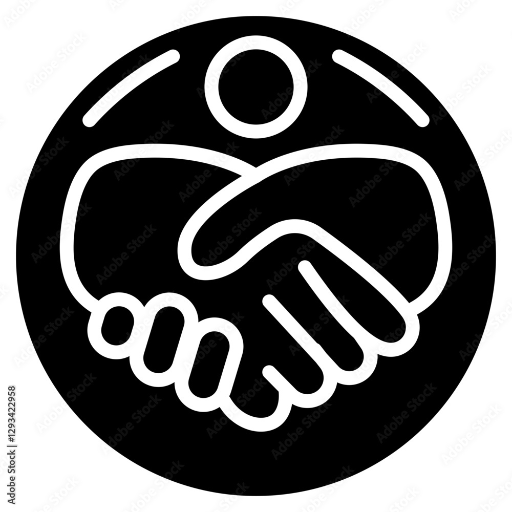 Conflict Resolution Vector Icon