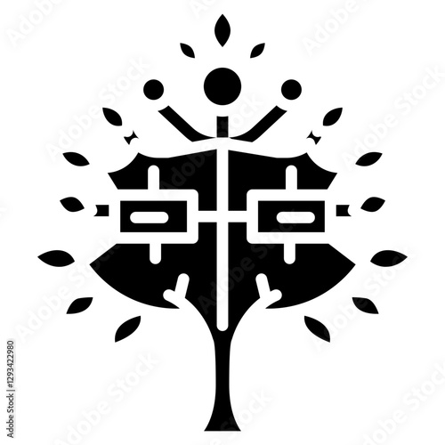 Decision Making Tree Vector Icon