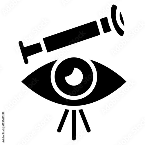 Long Term Vision Vector Icon