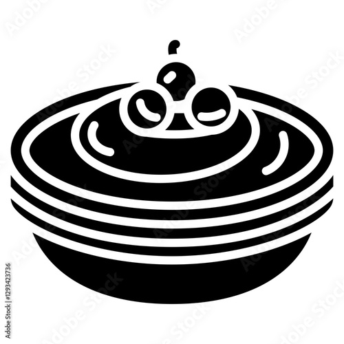 Baba Ganoush Vector Icon