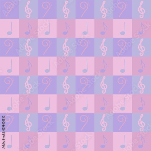 pastel music pattern