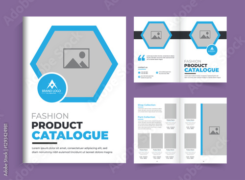 Creative product catalog brochure or fashion and multipurpose portfolio, catalogue template, furniture product catalog brochure. Modern product catalog design and catalogue design