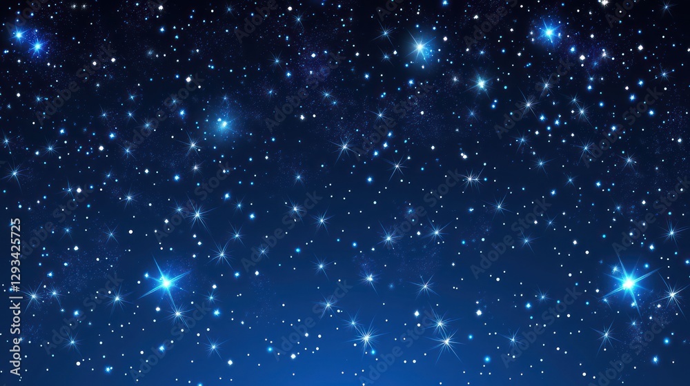 Fototapeta premium Night sky, stars, cosmic background, space, design
