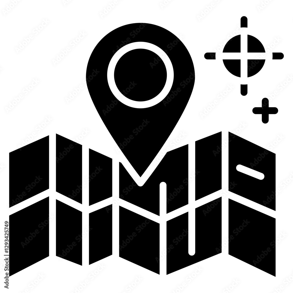 Location History Vector Icon Location History Vector Icon