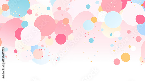 A colorful abstract background with a lot of circle shape and different colors