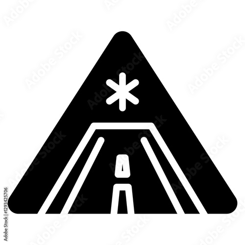 Fog Warning Vector Icon