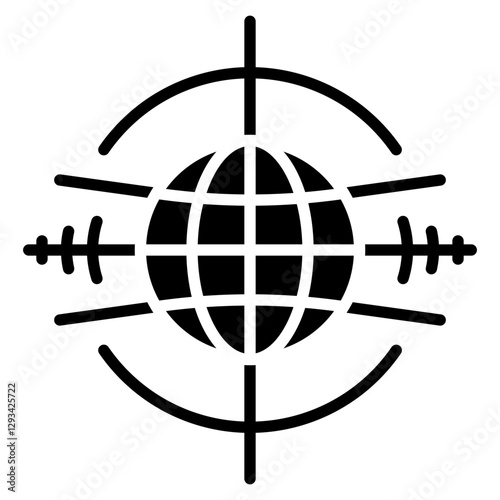 Gridlines Vector Icon
