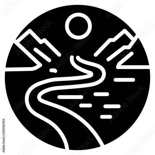 Shortcut Path Vector Icon