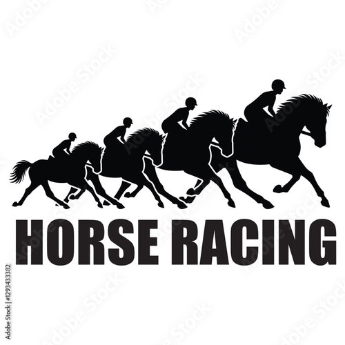 Horse Racing t-shirt design vector, horse rider illustration, Equestrian Quotes Design