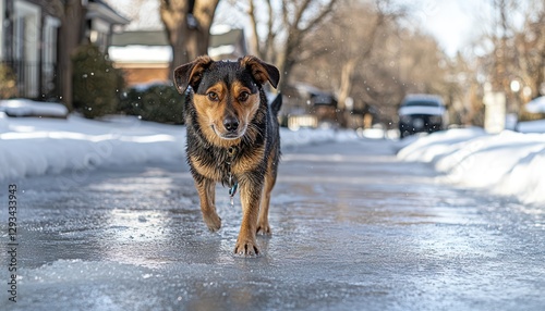 Safe methods for pet owners to use ice melt while keeping pathways pet-friendly.