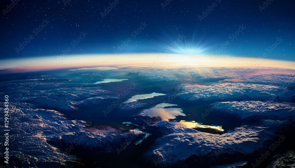 Stars guide the way through the darkness.  