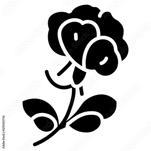 Pea Flower Vector Icon