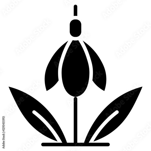 Snowdrop Vector Icon