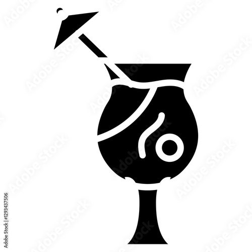 Pina Colada Vector Icon