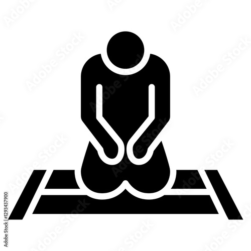 Sujud Vector Icon