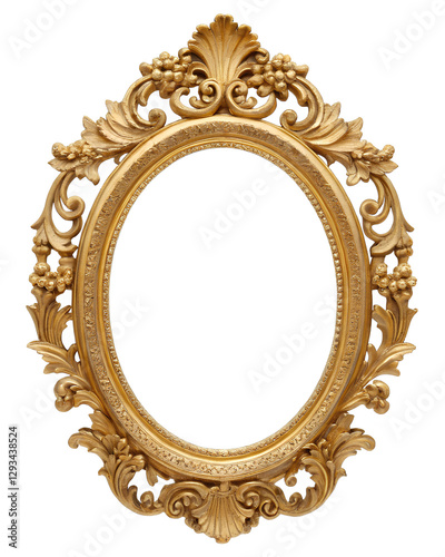 Golden frame for a picture