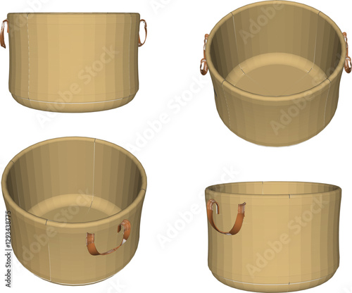 sketch vector illustration interior furniture decoration design clothes basket classic vintage ethnic modern