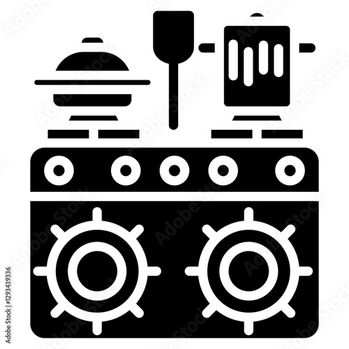 Home Kitchen Vector Icon