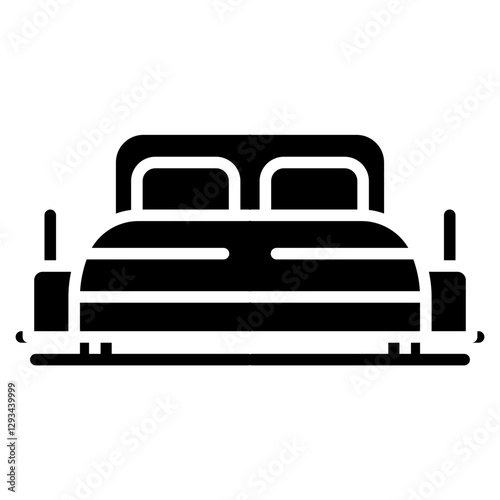 Bed Time Vector Icon