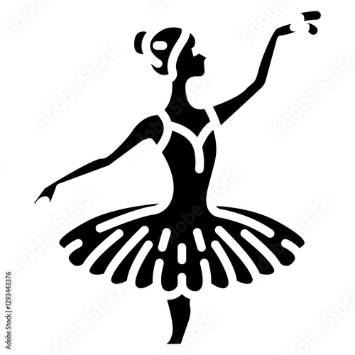 Ballet Dancer Vector Icon
