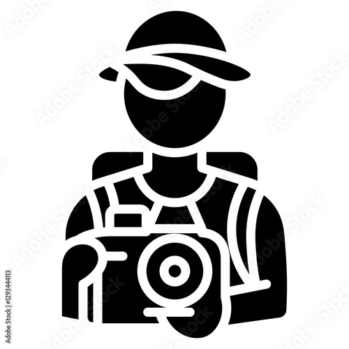 Tourist Vector Icon